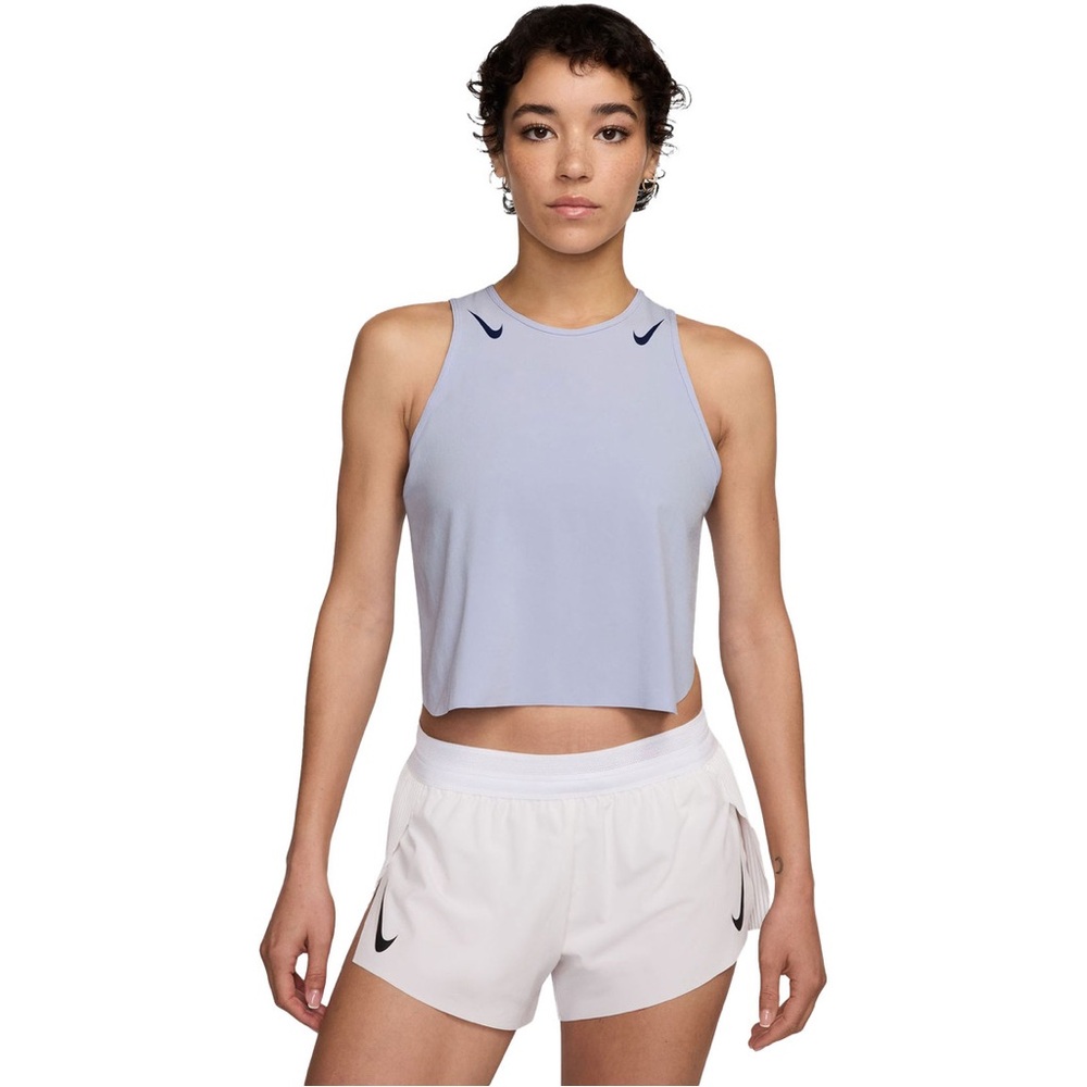 Nike [M/XL] AeroSwift Women's ADV Cropped Running Singlet Ghost FN2713-057